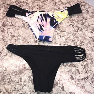 Bundle of Victoria Secret Swim bottoms size medium
